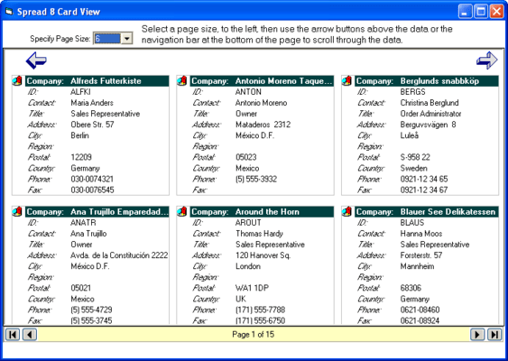 Flexible Presentation of Data