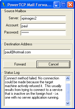 PowerTCP Mail for ActiveX のスクリーンショット