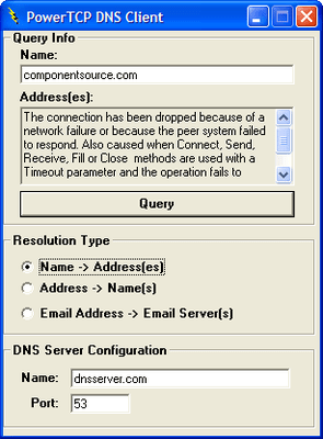 DNS Client DNS Client