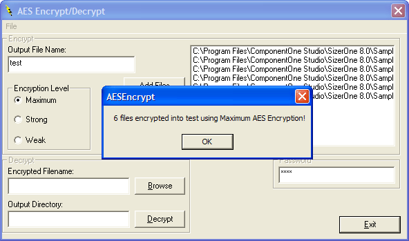 AES Encryption/Decryption