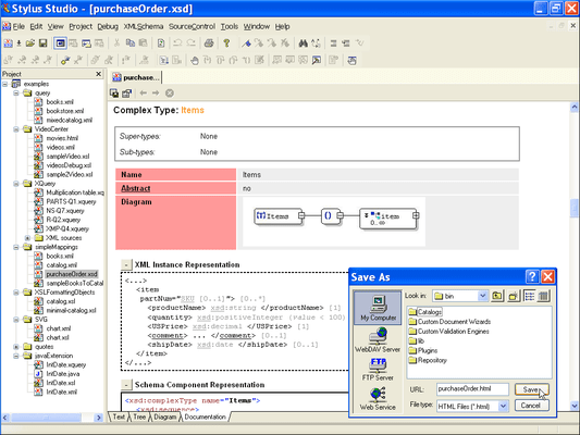 XML Schema Documentation Generator