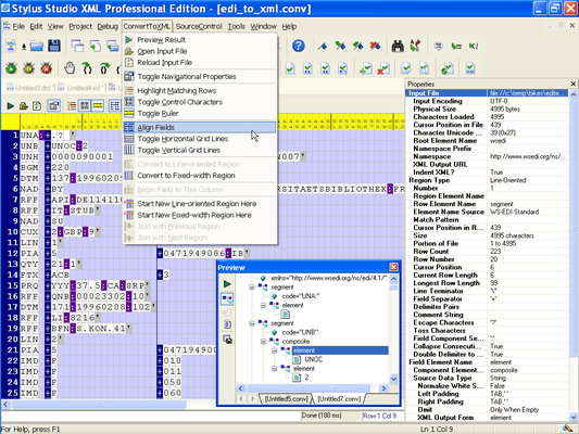 Converting to XML Converting to XML