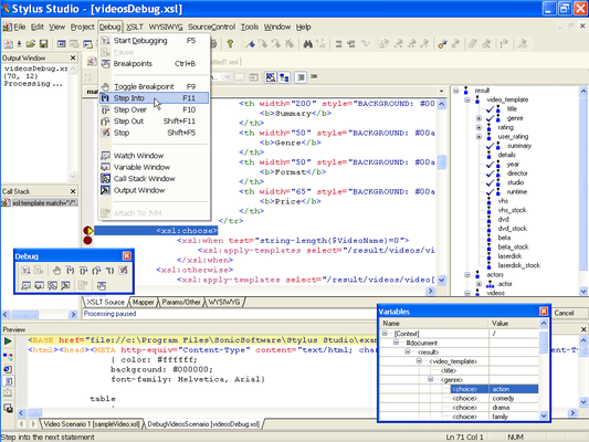 XSL Debugger