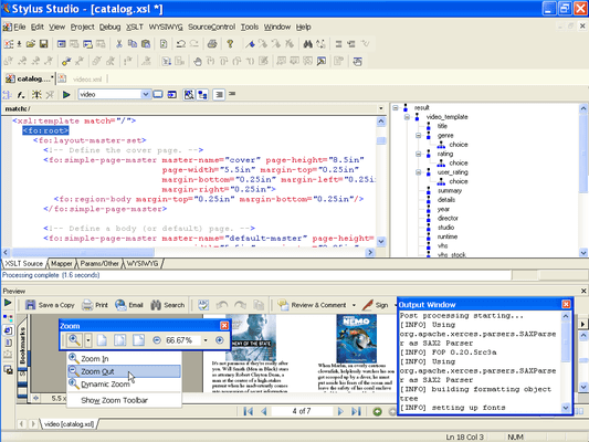 XSL:FO Editor