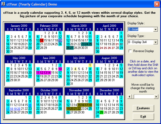 Calendar Tools のスクリーンショット