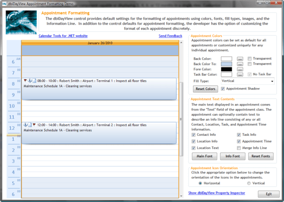 dbiDayView for .NET dbiDayView for .NET