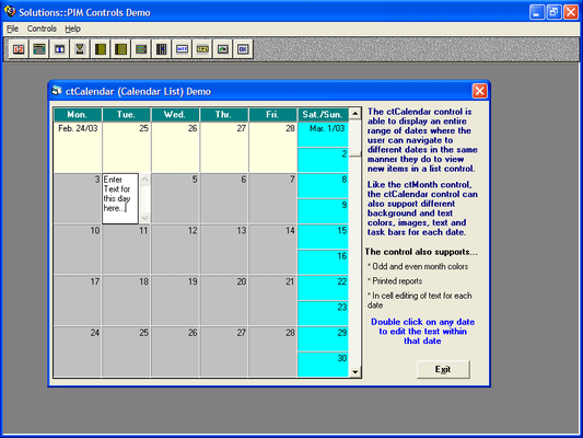 Calendar Calendar