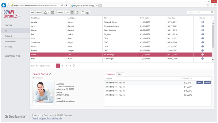 ASP.NET Grid