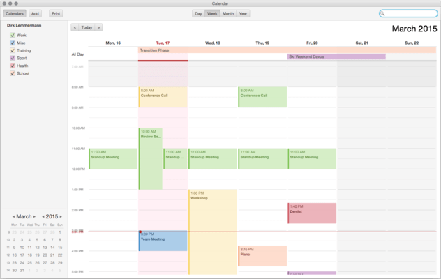 CalendarFX Week View