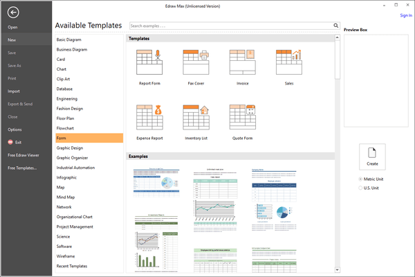 EdrawMax - Form Templates