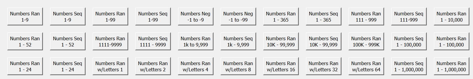 Pre-Built Number and Date Types
