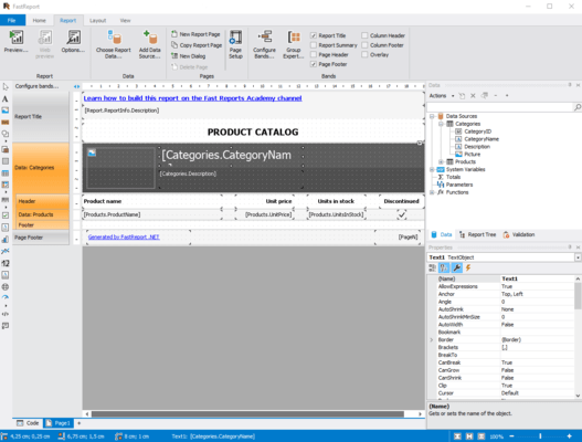 Desktop Visual Report Designer (Report)
