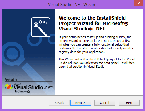 Visual Basic .NET, C# .NET, and C++ .NET Project Wizards