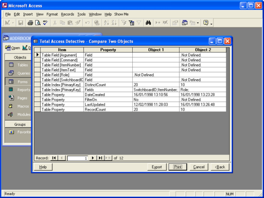 Total Access Developer Suite 스크린샷