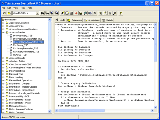 Total Access Developer Suite （英語版） のスクリーンショット