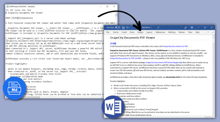 Convert Markdown (.md) to Word (.docx)