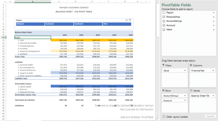 Pivot Tables