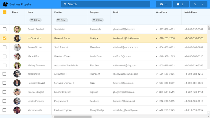 Infragistics Ultimate Angular Grid