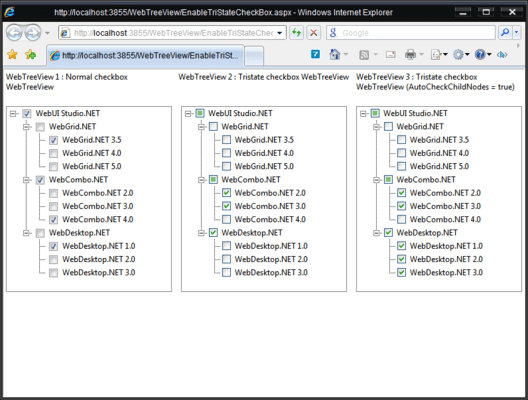 TryState checkbox 