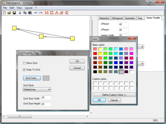 4 Graph layout Components included 4 Graph layout Components included