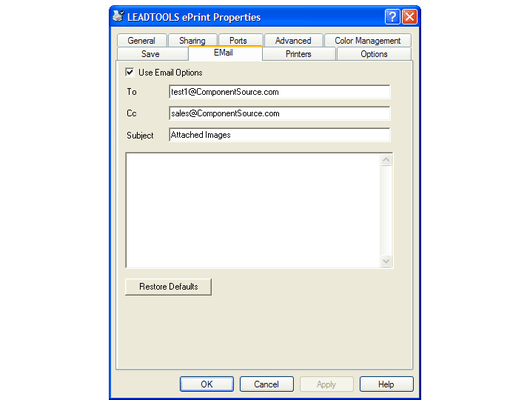 Email functionality Email functionality