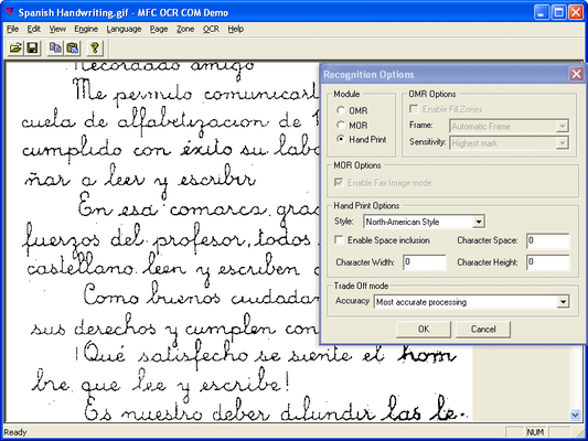 Multilingual ICR support