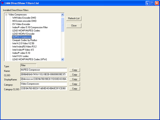 DirectX and LMM Filters DirectX and LMM Filters