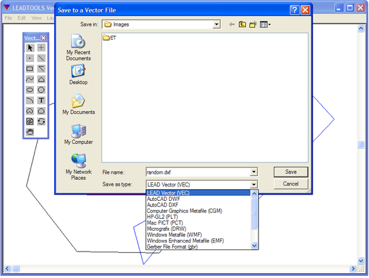 LEADTOOLS Vector Imaging Pro SDK 스크린샷