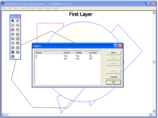 LEADTOOLS Vector Imaging Pro SDK 스크린샷