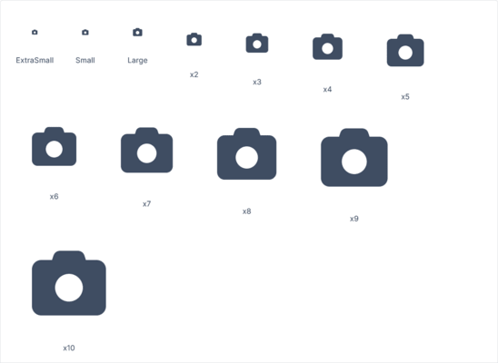 Icon Size Icon Size