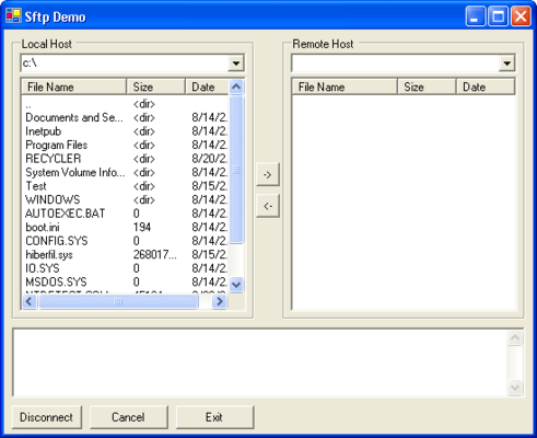 Screenshot of IP*Works! SSH ActiveX/COM Edition