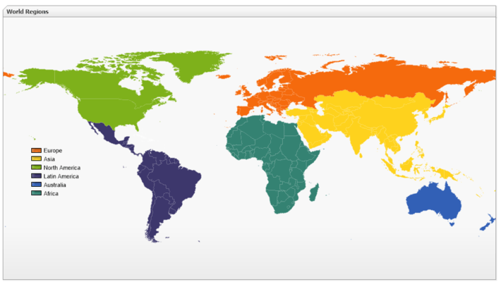 ASP.NET Map support including world maps