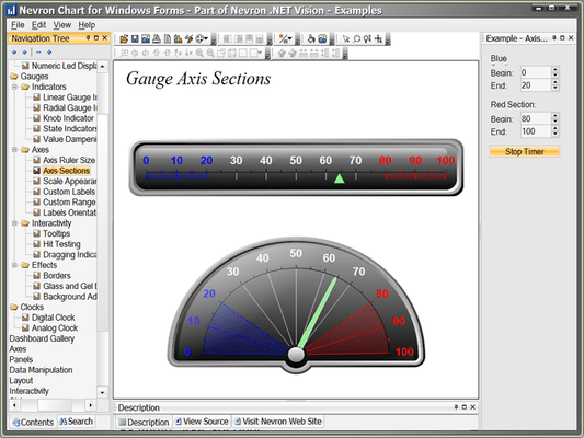 Gauges - Axis Selection