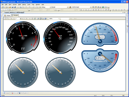 Examples of Gauges