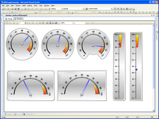 Examples of Gauges