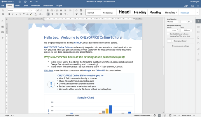 ONLYOFFICE Docs - Document Editor