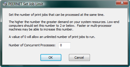 Set Job Limit Set Job Limit