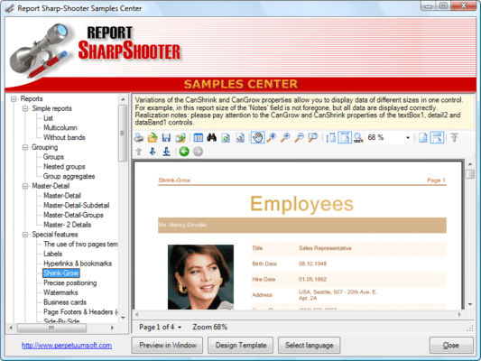 Screenshot of SharpShooter Collection.Enterprise