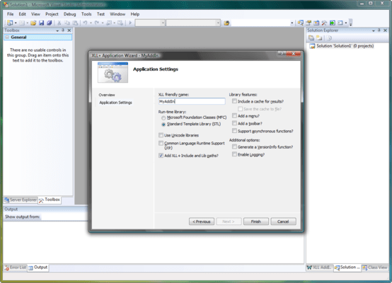 Application Settings Application Settings