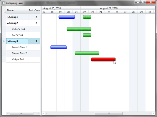 Collapsing Tasks Collapsing Tasks