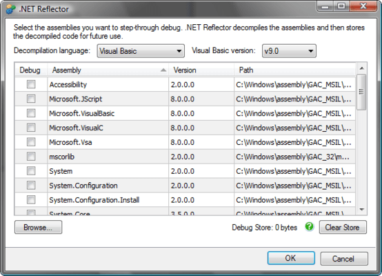 Screenshot of .NET Reflector VSPro