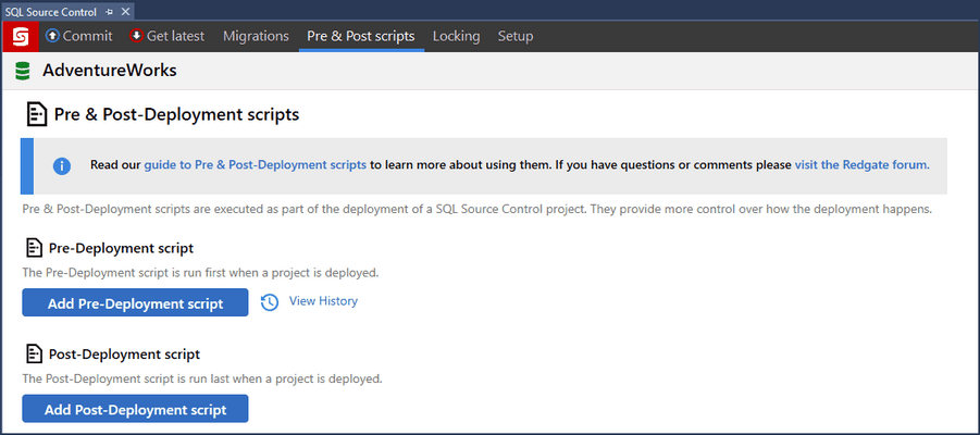 Automate SQL changes during deployments