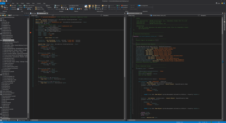 Group Files in Tabbed Sections