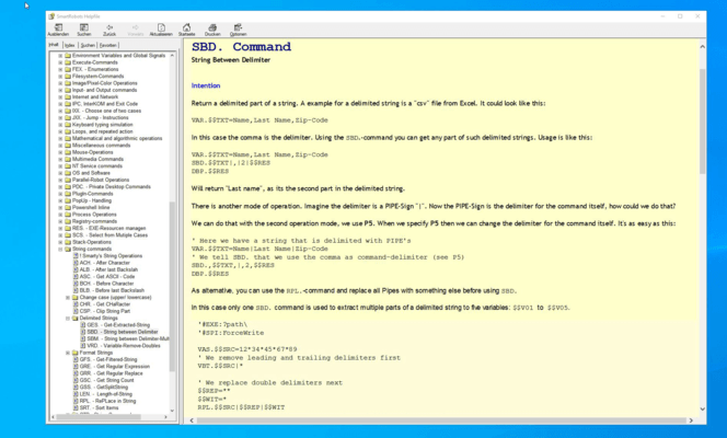 Work with CSV-Files (delimited Strings)