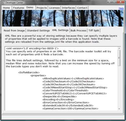 XML Settings XML Settings