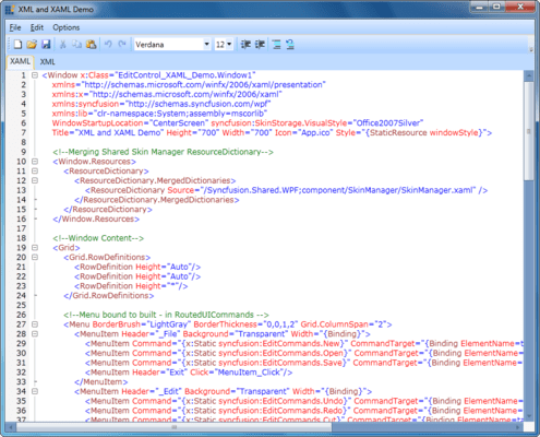 Screenshot of Syncfusion Essential Edit for WPF