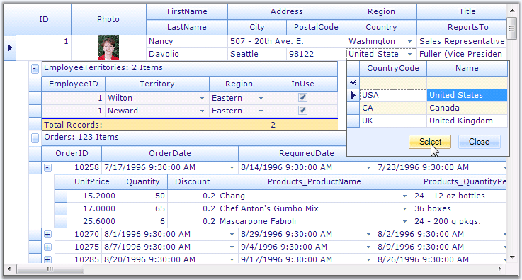 Hierarchical/Master-Detail views (Windows Forms) Hierarchical/Master-Detail views (Windows Forms)