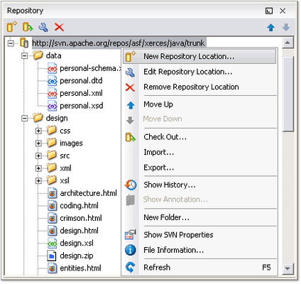 SVN Repository Browsing SVN Repository Browsing