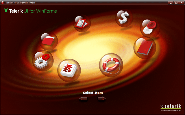 Telerik UI for WinForms - Application Portfolio