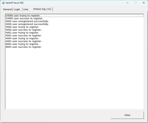 VaxVoIP SIP Recording SDK Screenshot